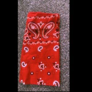 Bright Red Bandanna